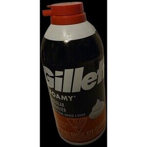 Gillette Foamy Shave Foam, Regular, 311 g (11 Oz) NEW